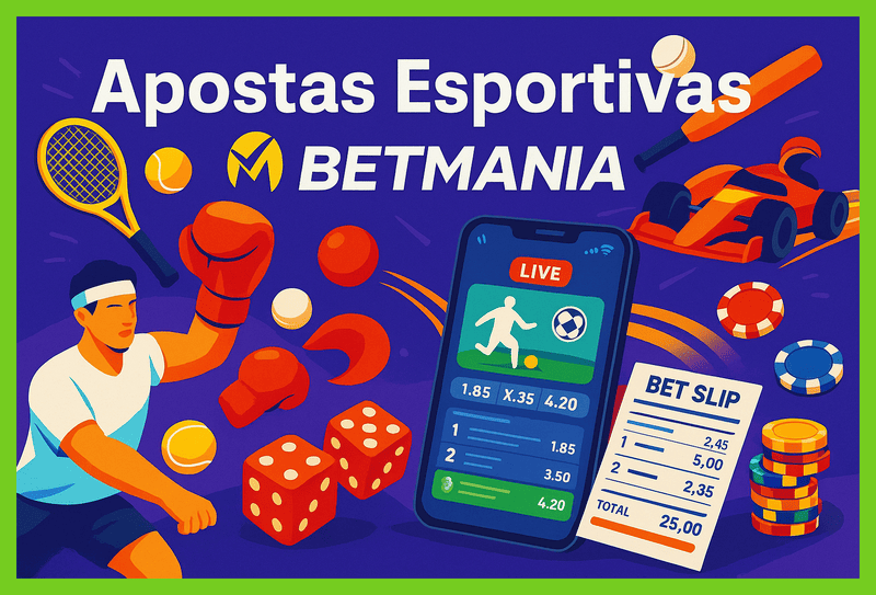 Aposte em apostas esportivas no cassino online BETMANIA